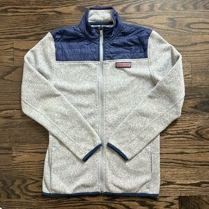 Vineyard Vines sweater fleece full zip shep shirt size S ?